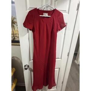 Karin Stevens Women’s Red Dress Casual Size 10